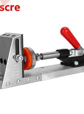 New Woodworking Inclined Pocket Hole Jig Drilling Guide Clam