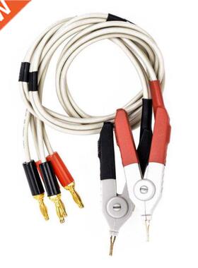 1 pair insulated banana plug clips cable Low Resistance LCR