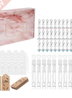 Angel Keychain Tag Organza Drawstring Bag Bubble Water Set