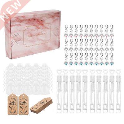 Angel Keychain Tag Organza Drawstring Bag Bubble Water Set