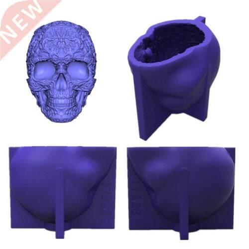 Craft 3D Skull Decorations Epoxy Resin Mold Ornaments Ca