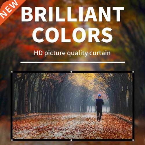 3d Hd Protion Screen 16:9 Simple Protion Screen Foldin