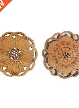 Bamboo Tea Coaster Anti-Scald Mat Dining Table Potholder