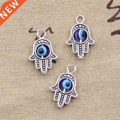 12pcs Chrms Hms Hnd Scrollble Devil Eye 20x12mm ntique