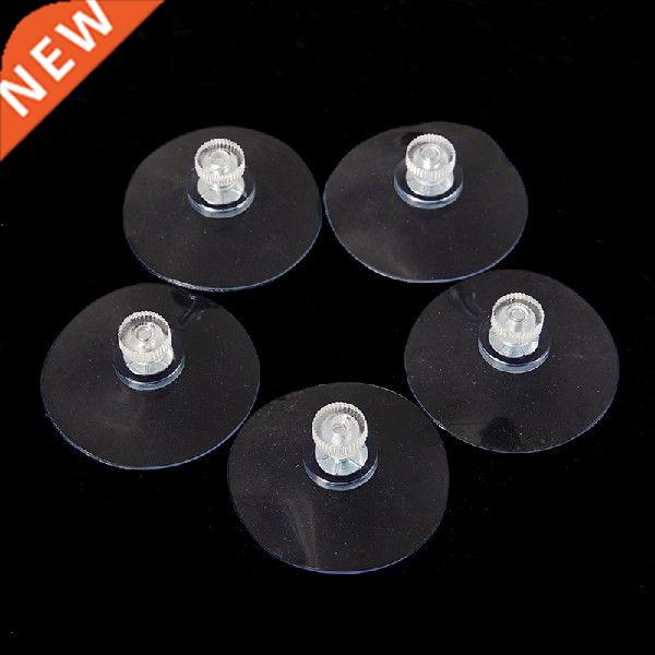 5Pcs 5.3CM Hangng Sucker Cup Hook Wth Knurled Nut Sucton
