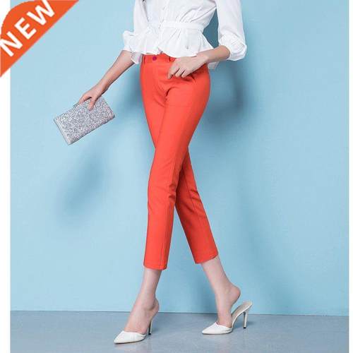 Korean Slim Straight Trousers Women's Pants All Match Casual