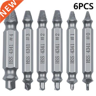 Damaged Screw Extractor 6Pcs Stripped Broken Screw Bolt