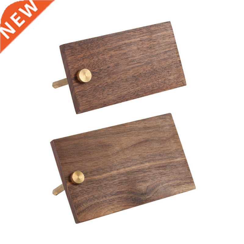 Rectangle Wooden Table Number Stand Holder Memo Note Rustic