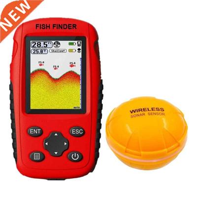 SEWS Rechargeable Wireless Real Waterproof Fish Finder Moni