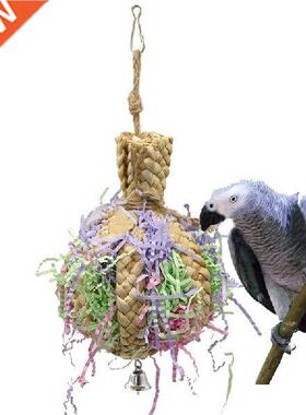 Parrot Shredder Toy Anti-biting Parrot Cage Foraging Toy
