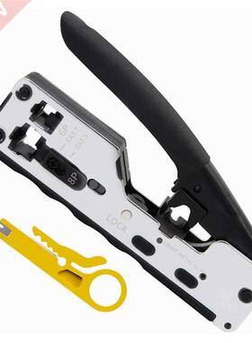 Cat6A Cat7 Modular Crimper 适用于 Shielded Network Plugs and