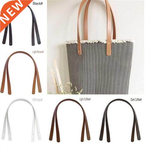 2 Pcs Bag Belt Detachable PU Leather Handle Lady Shoulder Ba