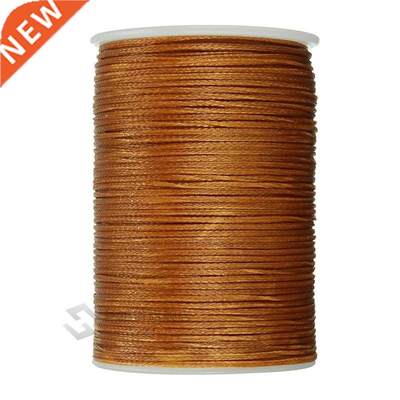 1PC 78 Meter 0.8mm Leather Waxed Thread Cord  Hand Polyes