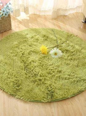 Fluffy Round Rug Carpets for Living Room Kilim Faux Fur Carp