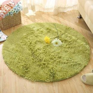 Fluffy Round Rug Carpets for Living Room Kilim Faux Fur Carp