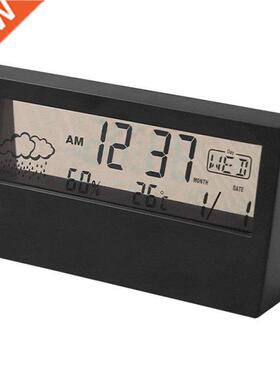Electronic Digital Alarm Clock Bedroom Clocks,Weather Foreca