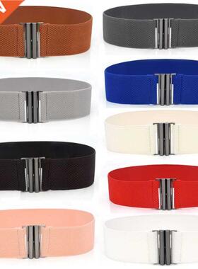 1Pc Width 6cm Women Stch Elastic ig Wide Waist elts Dress