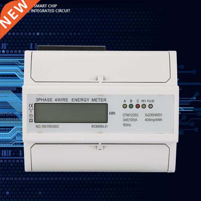 230/400V Energy Consumption Digital Electric Power Meter 3 P