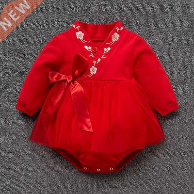 Baby Girls Bodysuits Clothes Cute long Sleeve Infant Christm