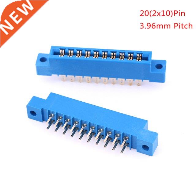 1x Card Edge Connector Double Row 2x10 20 Pin .96mm Pitch S