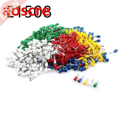 100pcs/lot E1508 Bootlace cooper Ferrules kit set Wire Coppe