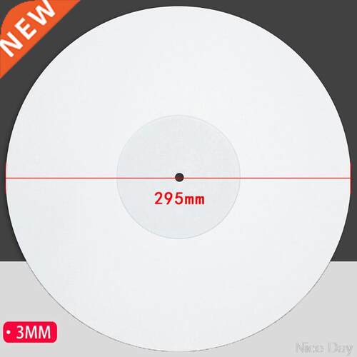 12 Inch 3MM Acrylic Record Pad Anti-static LP Vinyl Mat Slip