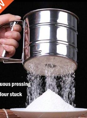 Stainless Steel Semi - Automatic Hand - Held Flour Sieve