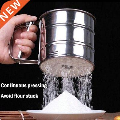 Stainless Steel Semi - Automatic Hand - Held Flour Sieve