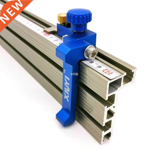Profile Fence and T Track Slot Sliding Brackets Miter Gauge