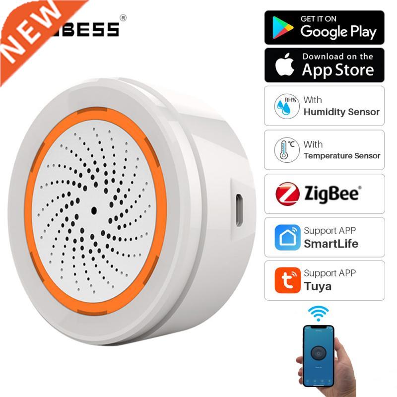 3 In 1 Tuya Zigbee Smart Siren Alarm With Temperature And
