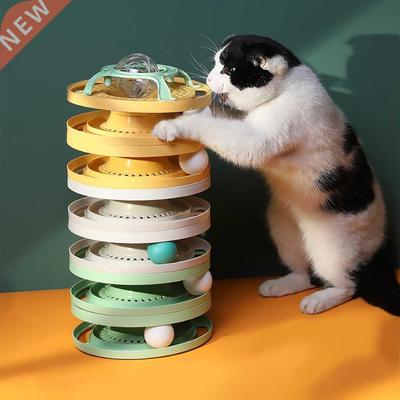 3 Layers Pet Cat Toy Tower Tracks Interacitve Cat Tracks