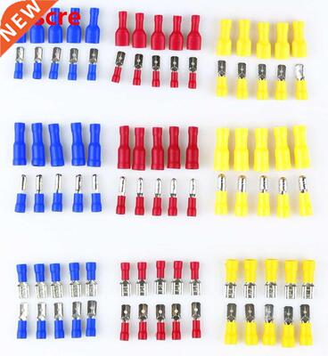 10PCS Female male Insulated Spade joint Connector Crimp Te