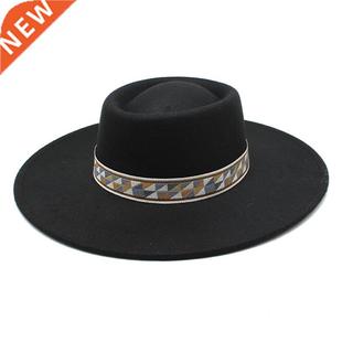 Women's cap hats for men fedoras Bowler black fashion autumn