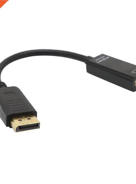 4K*2K DisplayPort DP Male To HDMI Female Adapter Cable Conve