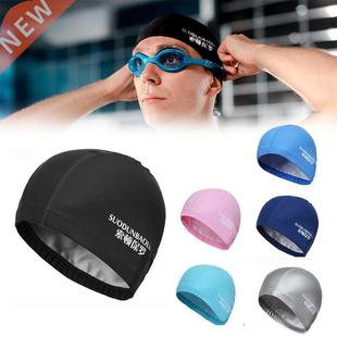 Swimming Cap Silicone Non-Slip Swimming Cap Long Hair Unisex