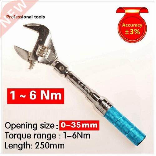 9X12 1-60N.m (0-5--46MM) % OPEN Torque Wrench Adjustable