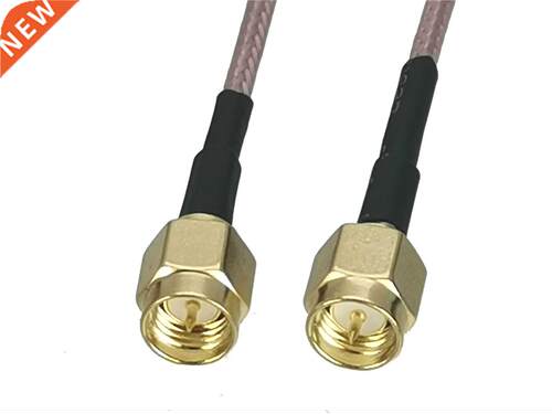 1Pcs RG16 SMA Male Plug to SMA Male Plug Connector RF Coaxi