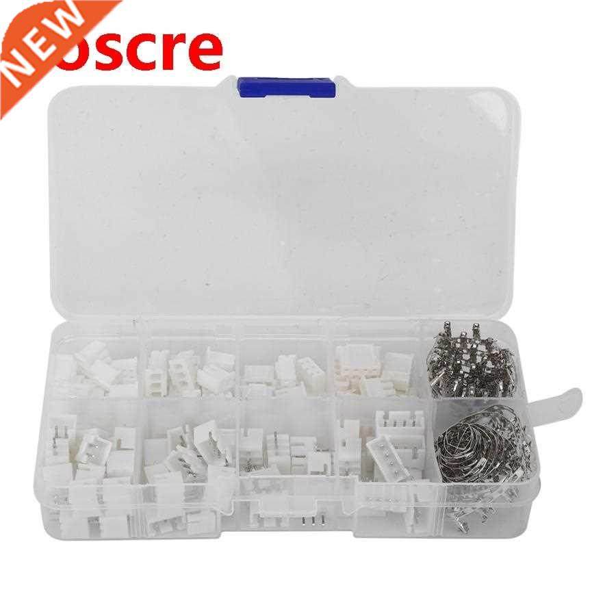 250Pcs Electronic Cable Wire Connector Plastic 2P-P-4P Pins