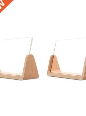 2Set U-Shaped Acrylic Photo Frame Creative Solid Wood Home D