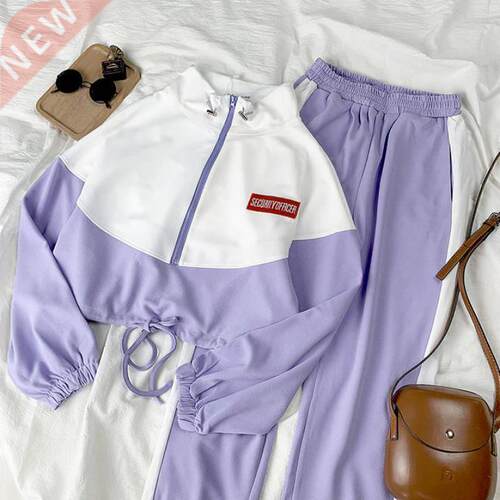 Spring Autumn Korean Women's Casual Weird Girl Hip H