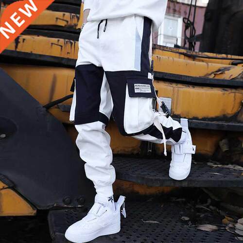 GODLIKEU Sreetwear Mens Multi Pockets Cargo Harem Pants Hip