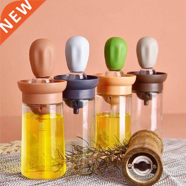 Silicone Oil Brush Oil Bottle Barbecue Grill Oil Brush BBQ