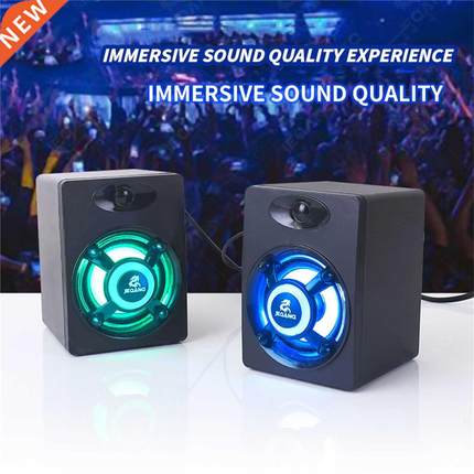 US Wired Computer Speakers Deep ass Sound ox Speaker For