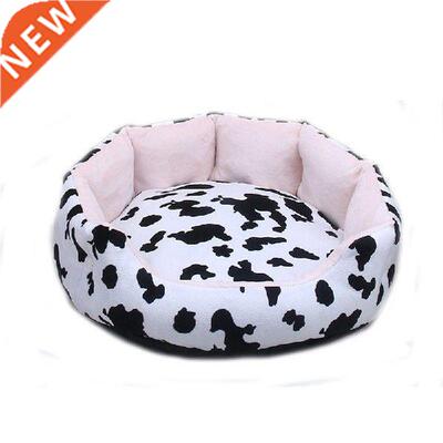 Winter Warm Soft Cotton Round Pet Small Dog Bed Fleece Warm