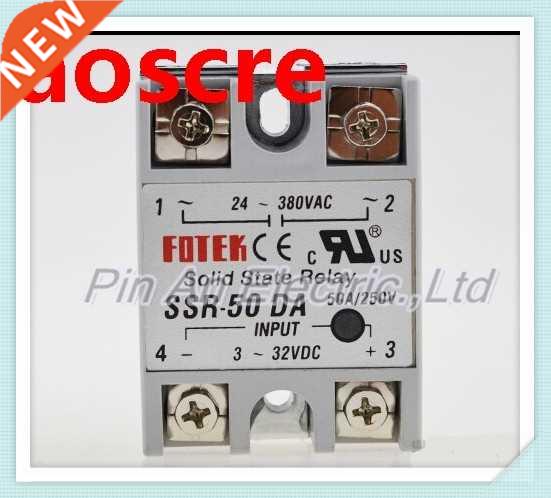 solid state relay SSR-50DA 50A 3-32V DC TO 24-380V AC SSR 5