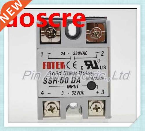 solid state relay SSR-50DA 50A 3-32V DC TO 24-380V AC SSR 5