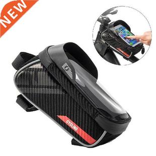 Bicycle Frame Bag Waterproof Bike Bag With Mobile Phone