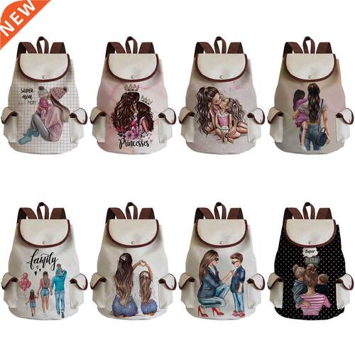 Portable Practical Print Book Bag Drawstring Backpack Preppy
