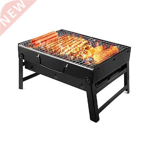 Folding Portable Barbecue Charcoal Grill Stainless Steel