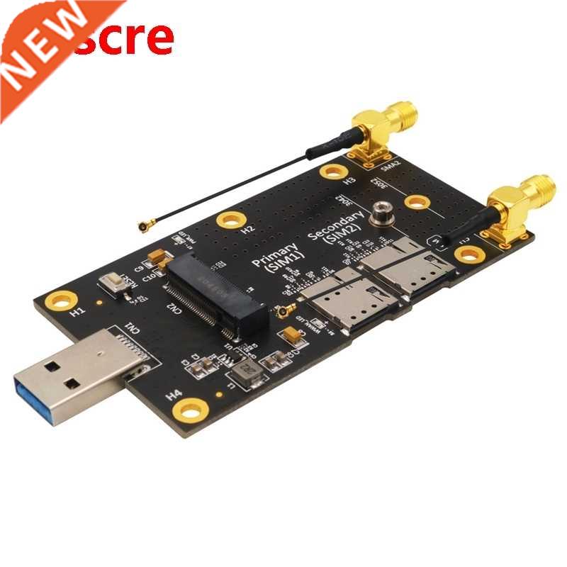 NGFF(M.2)to USB .0 Adapter with Dual NANO SIM Card Slot for